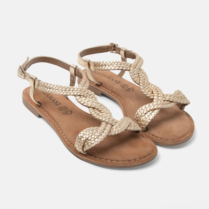 Aida Women's Sandals Leather Gold