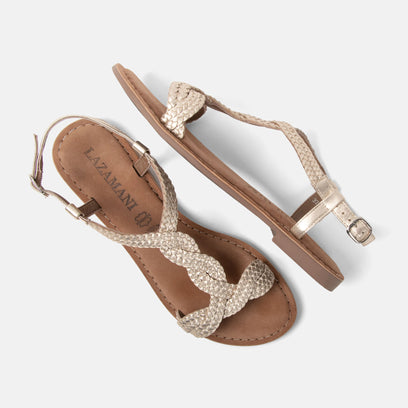 Aida Women's Sandals Leather Gold