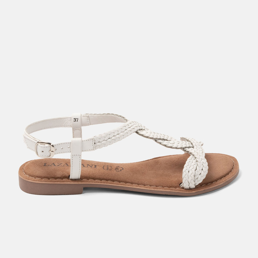 Aida Women's Sandals Leather White