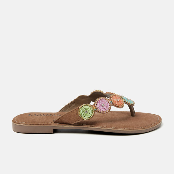 Luna Women's Suede Slippers Multi