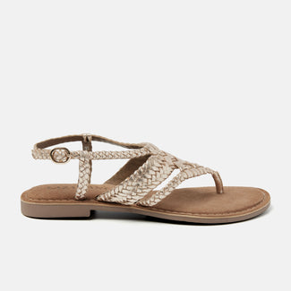 Valerie Women's Leather Sandals Rose