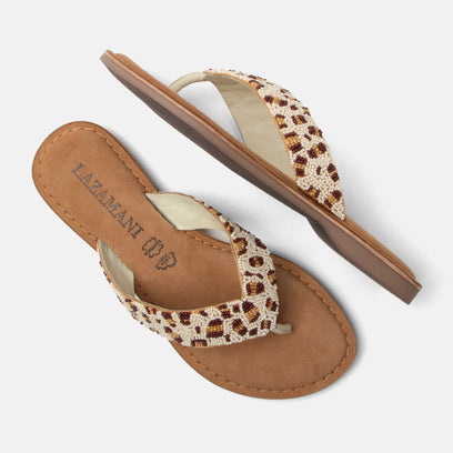 Ebba Women's Leather Slippers Offwhite