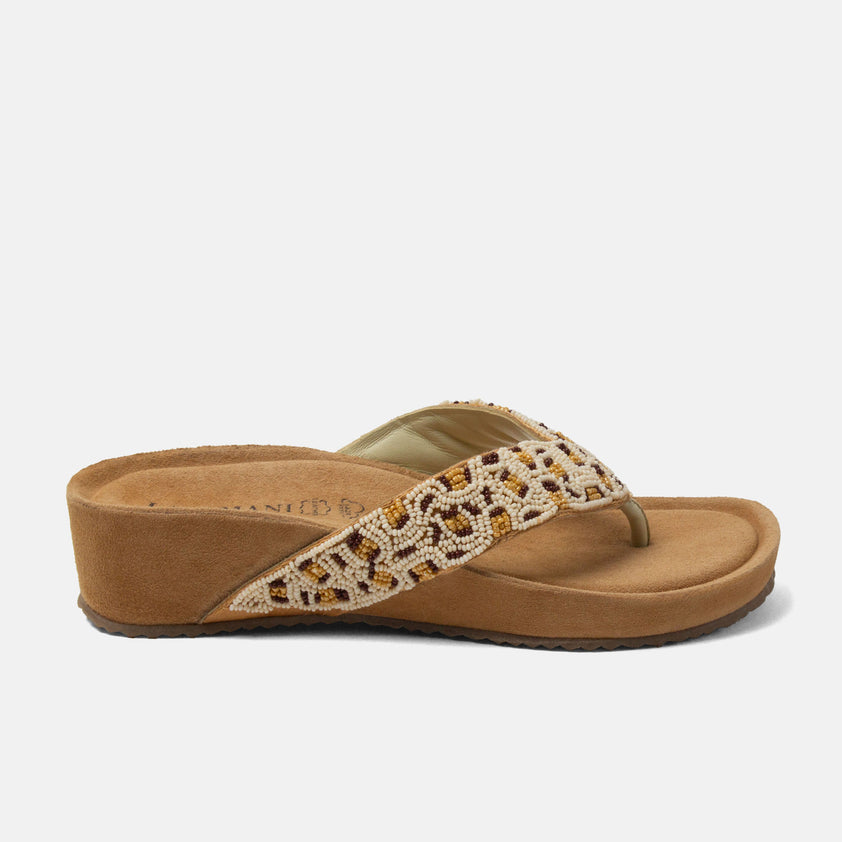 Liv Women's Leather Slippers Offwhite