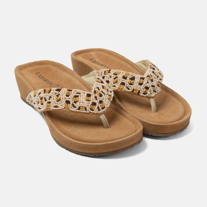 Liv Women's Leather Slippers Offwhite