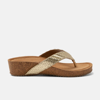 Leia Women's Slippers Gold
