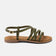 Zuza Women's Leather Sandals Green