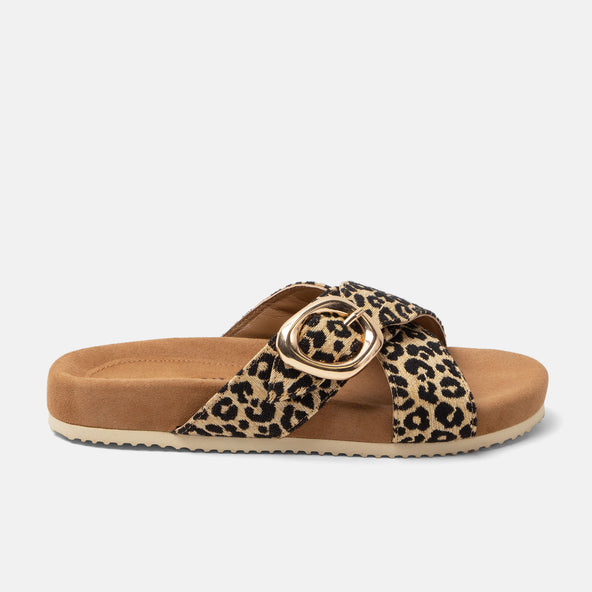 Kaja Women's Slippers Leopard