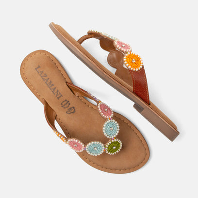 Loua Ciabatte da Donna in Pelle Multicolore