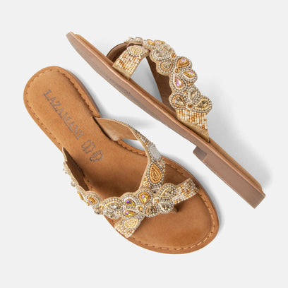 Pena Pantofole da donna Beige