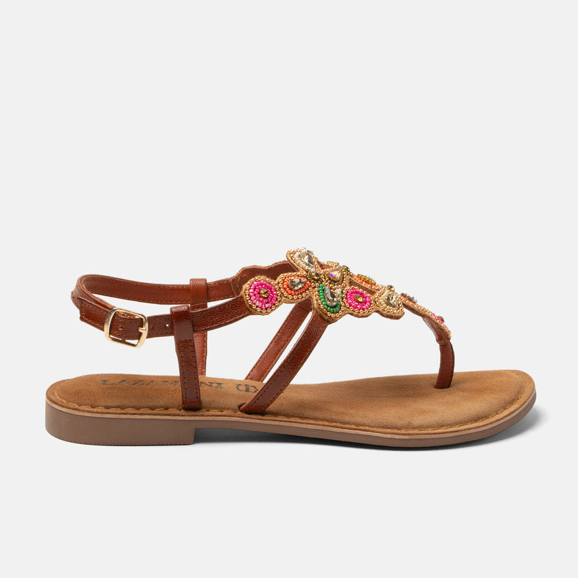 Dante Women's Leather Sandals Pink