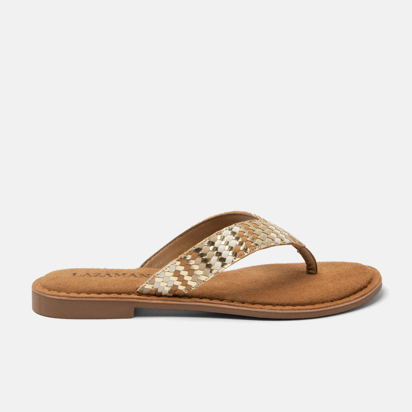 Tess Women's Leather Slippers Beige