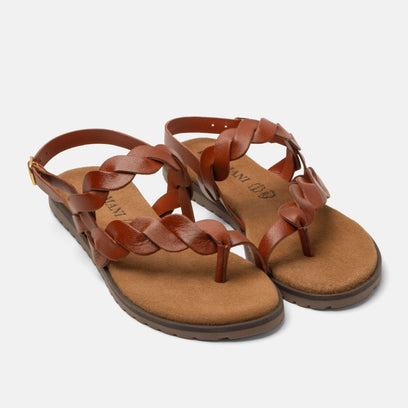 Jona Women's Sandals Leather Tan