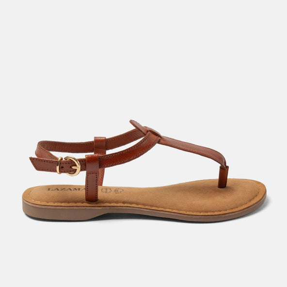 Imme Women's Leather Sandals Tan