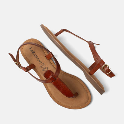 Imme Women's Leather Sandals Tan