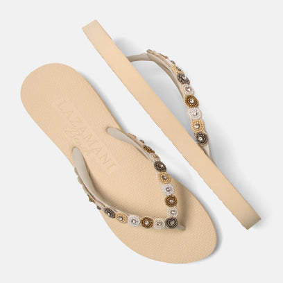 Mallorca Beach Women's Flip Flops Offwhite
