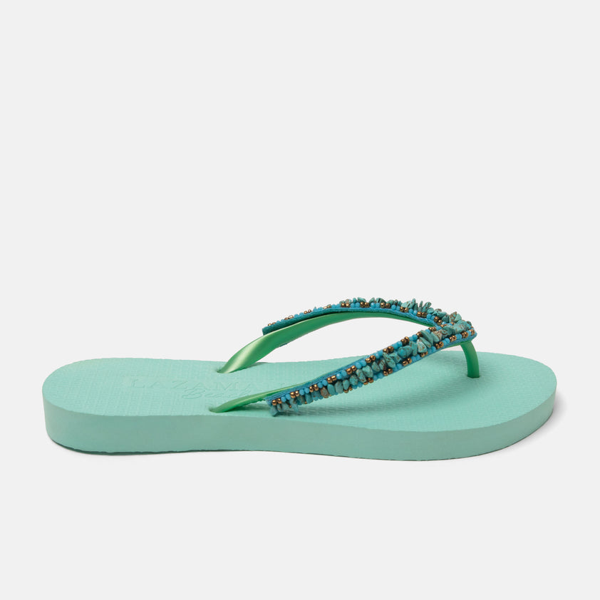 Palma Beach Women's Flip Flops Auqa