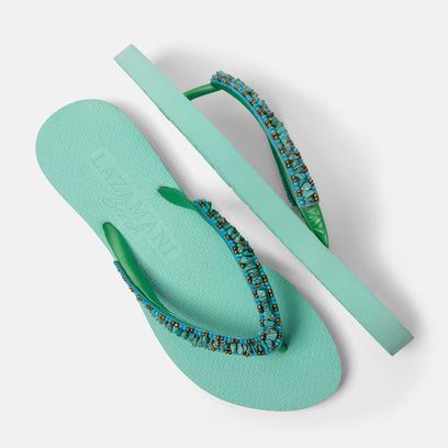 Palma Beach Women's Flip Flops Auqa