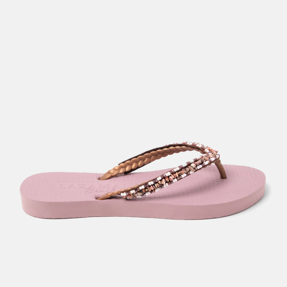Palma Beach Women's Flip Flops Lilac