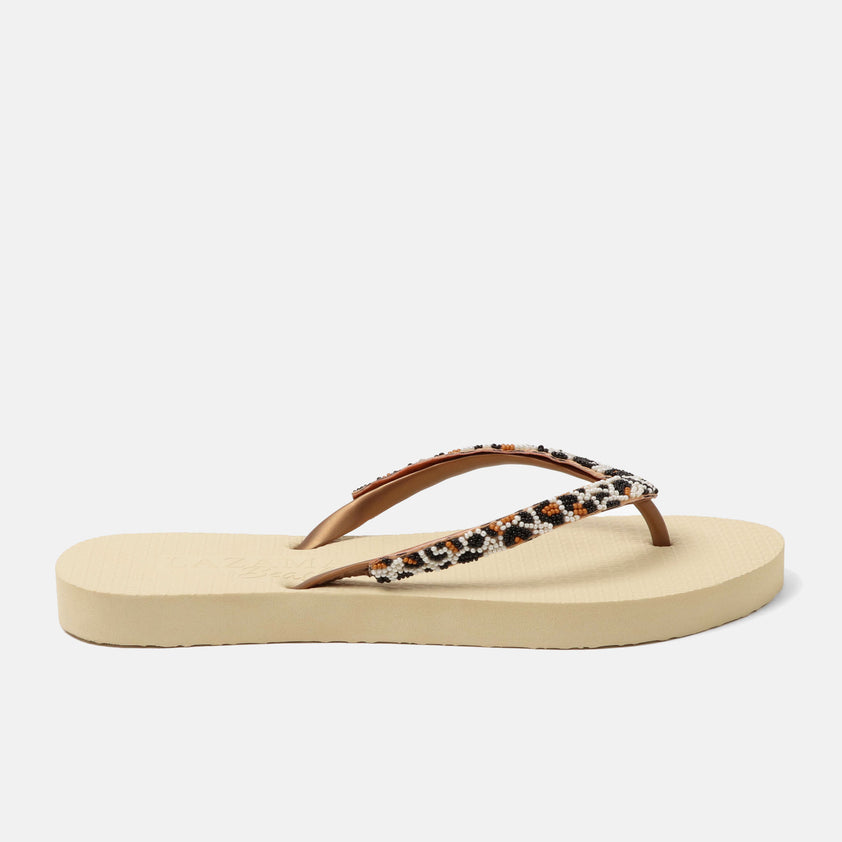 Lanzarote Beach Women's Flip Flops Dalmation