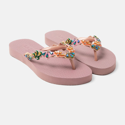 Menorca Beach Women's Flip Flops Lilac