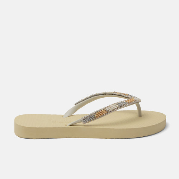 Fraser Beach Women's Flip Flops Offwhite