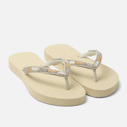 Fraser Beach Women's Flip Flops Offwhite