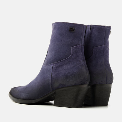 Alix Women's Suede Ankle Boots Purple