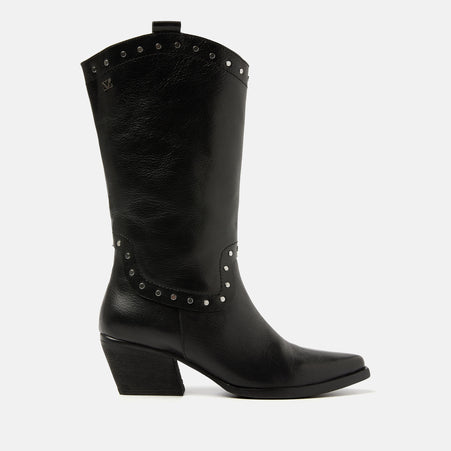 Noël Women's Leather Boots Black