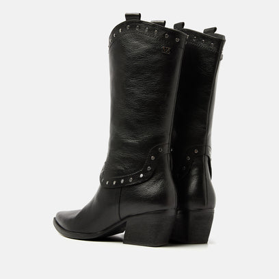 Noël Women's Leather Boots Black