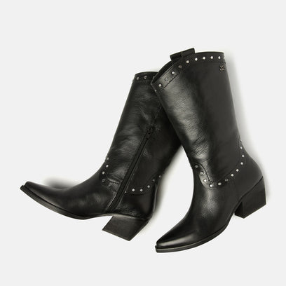 Noël Women's Leather Boots Black