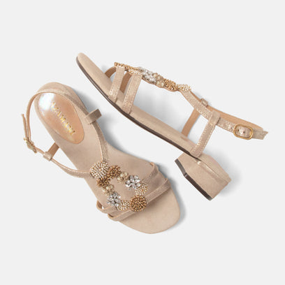 Estralla Women's Sandals Leather Biscuit