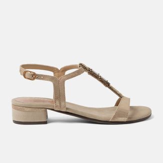 Hilaria Women's Sandals Suede Biscuit