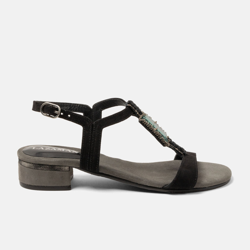 Hilaria Women's Sandals Suede Black