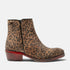 Sara Women's Suede Ankle Boots Tan/Leo