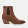 Annie Women's Suede Ankle Boots Chelsea Tan