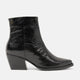 River Women's Leather Ankle Boots Black - 37