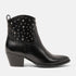 Myla Women's Leather Ankle Boots Black