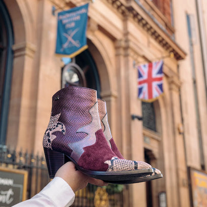 Stevie Women's Leather Ankle Boots Merlot