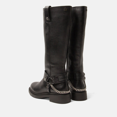 Leslie Women's Leather Boots Black