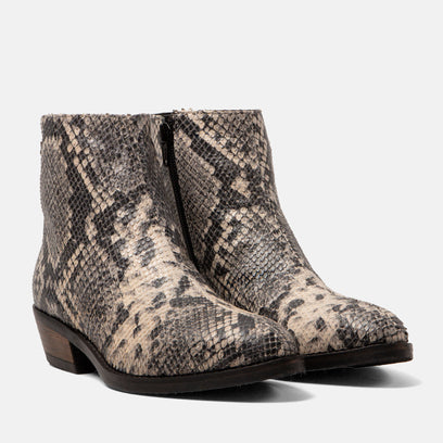 Beverly Women's Leather Ankle Boots Offwhite