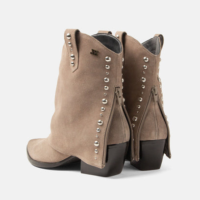 Yara Women's Suede Sleeve Boots Fango
