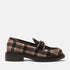 Oxford Women's Loafers Tartan Black