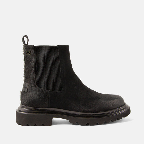 Haidy Women's Suede Boots Black