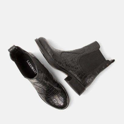 Marij Women's Leather Chelsea Boots Black