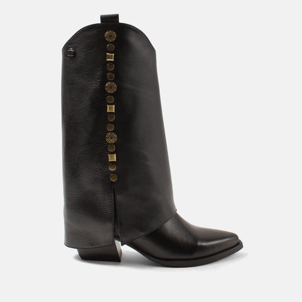 Kiki Women's Leather Boots Black