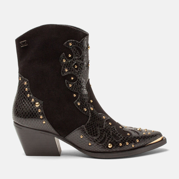 Fenne Women's Ankle Boots Leather Black