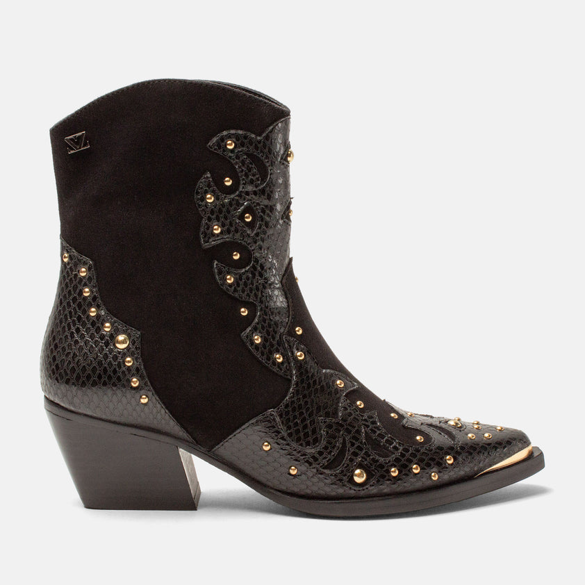 Fenne Women's Ankle Boots Leather Black