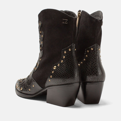 Fenne Women's Ankle Boots Leather Black