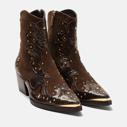 Fenne Women's Ankle Boots Leather Brown