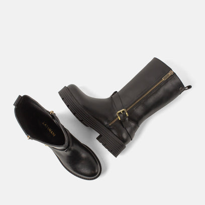 Lotte Women's Leather Boots Black